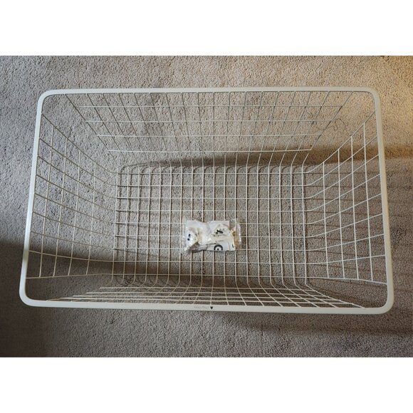 Set of 2 NEW IKEA Algot Large Wire Basket 23.5x15 x11.5 004.018.61 21174 Discont - Picture 2 of 8